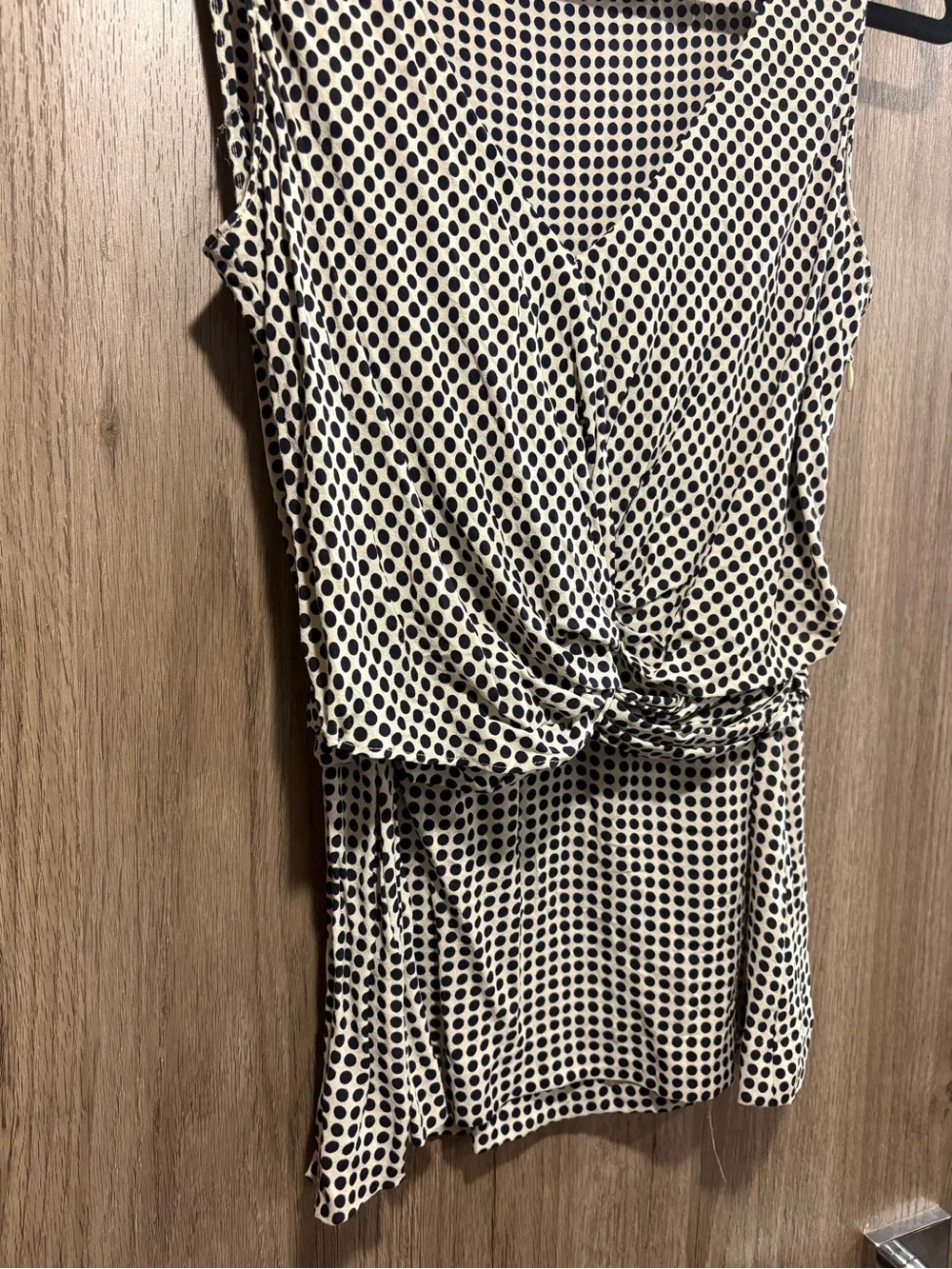 Tory Burch Polka Dot Silk Blouse Top